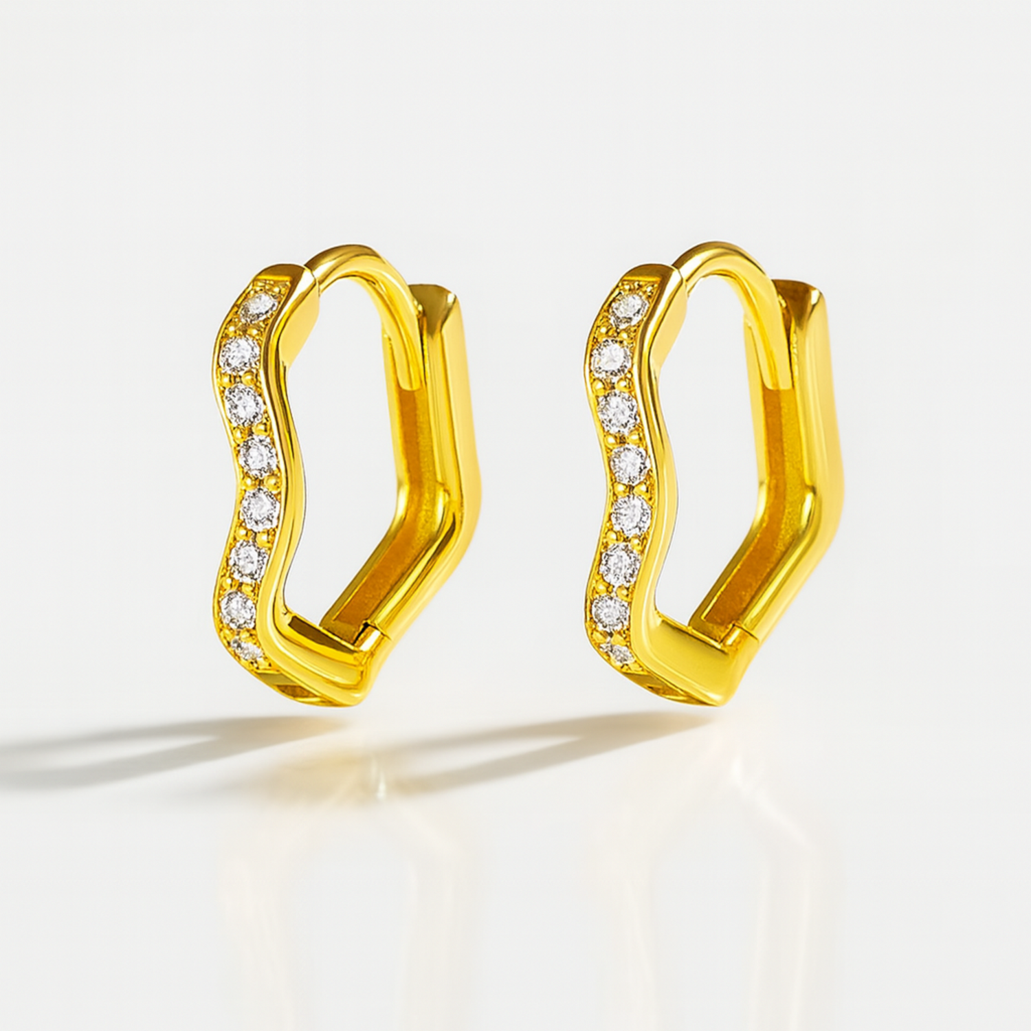 Aros Ondulados Brillo – Kosha™